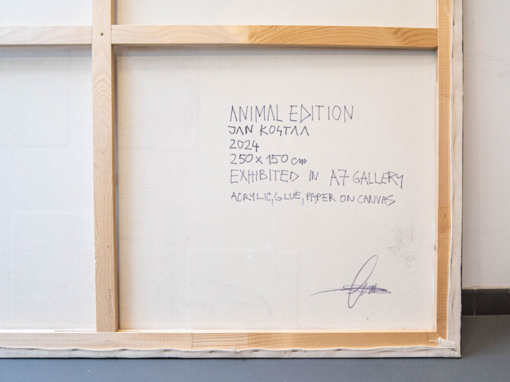 Jan Kostaa A7 Gallery Animal Edition Painting Malba
